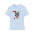 Patriotic Mastiff "Red, White, & Drool" T-Shirt