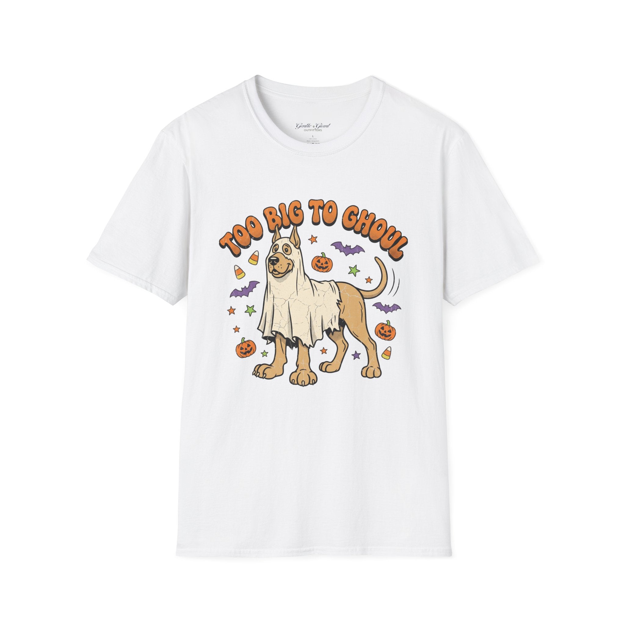 Too Big to Ghoul Dog Halloween T-Shirt