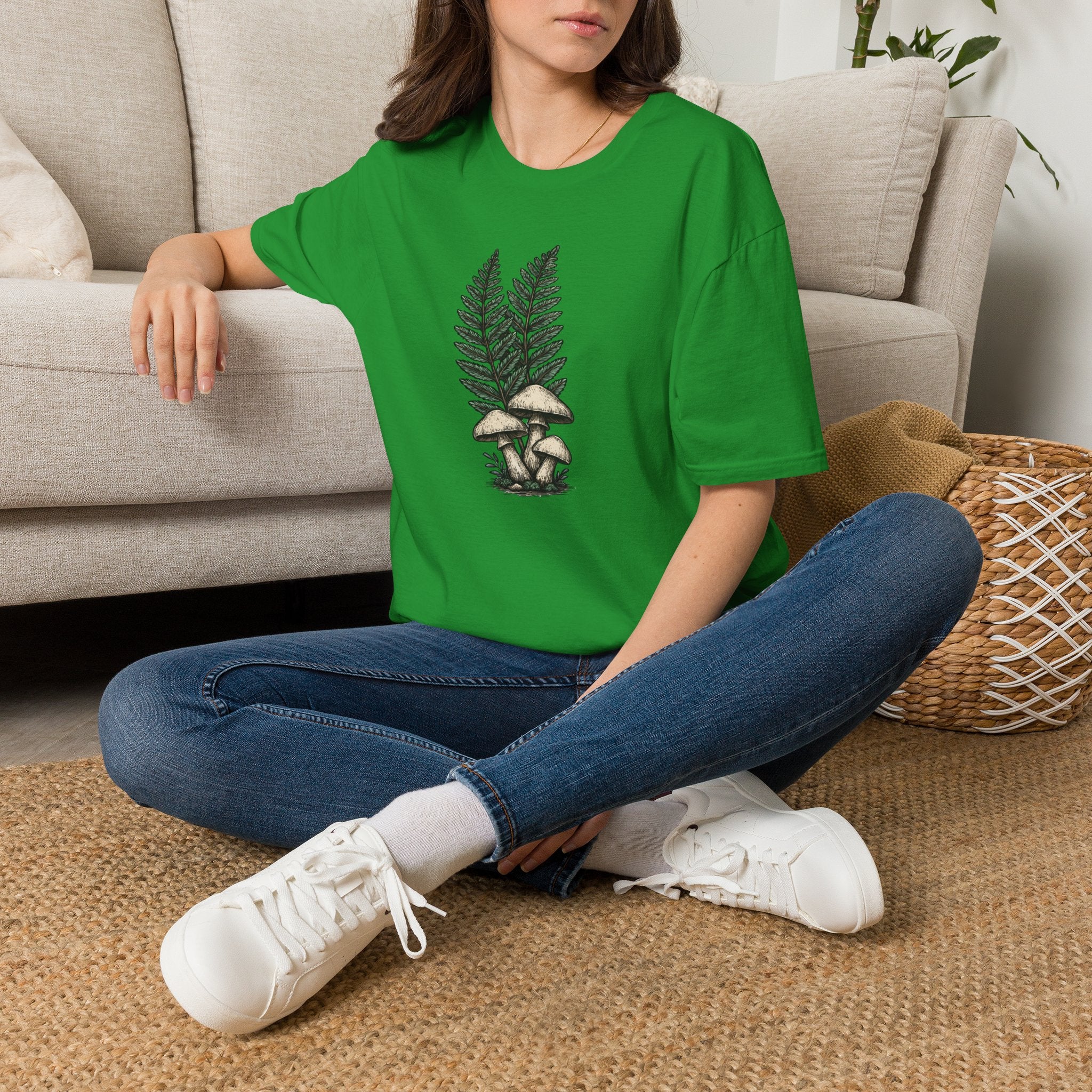 Mushrooms and Ferns T-Shirt