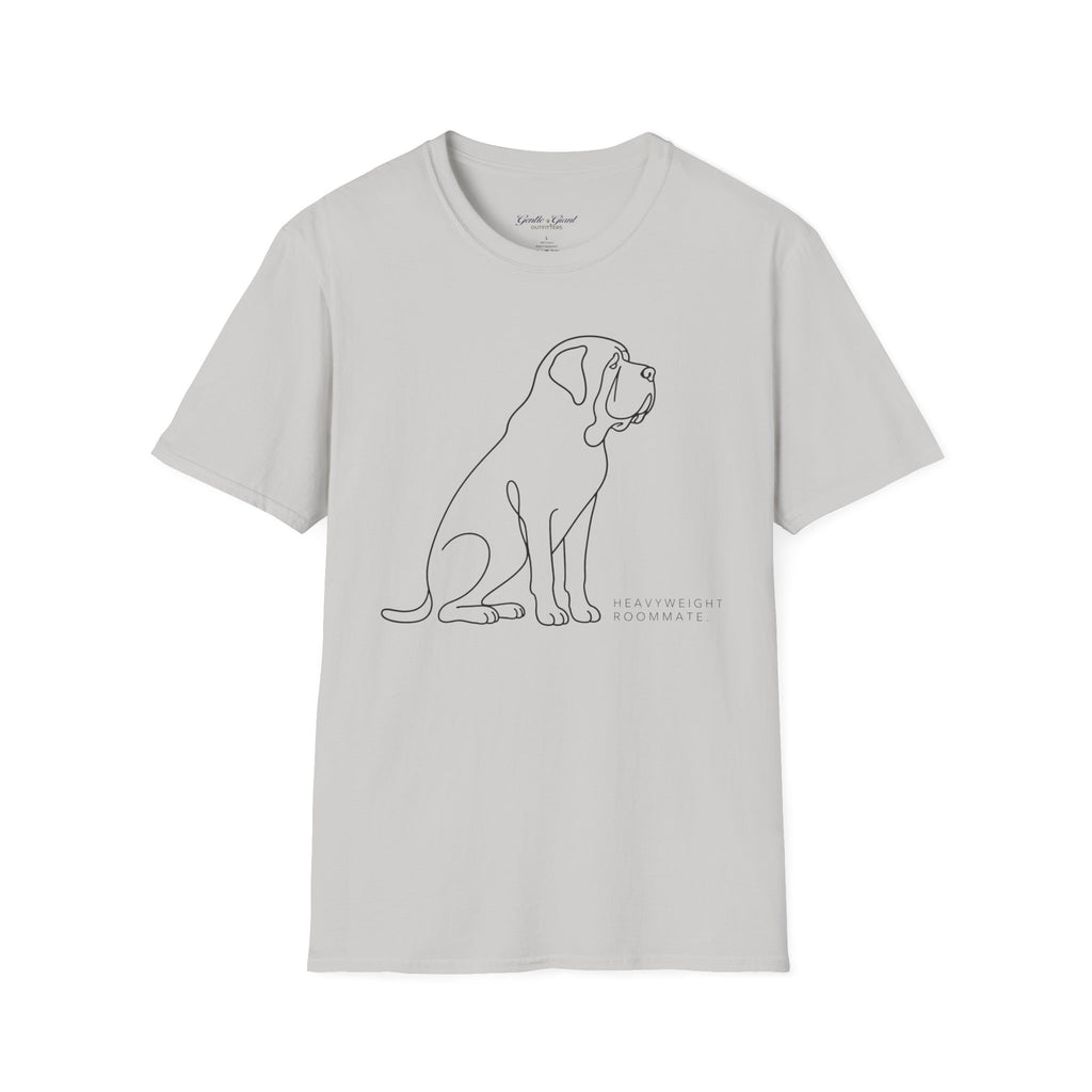 Minimalist Dog Line Art T-Shirt