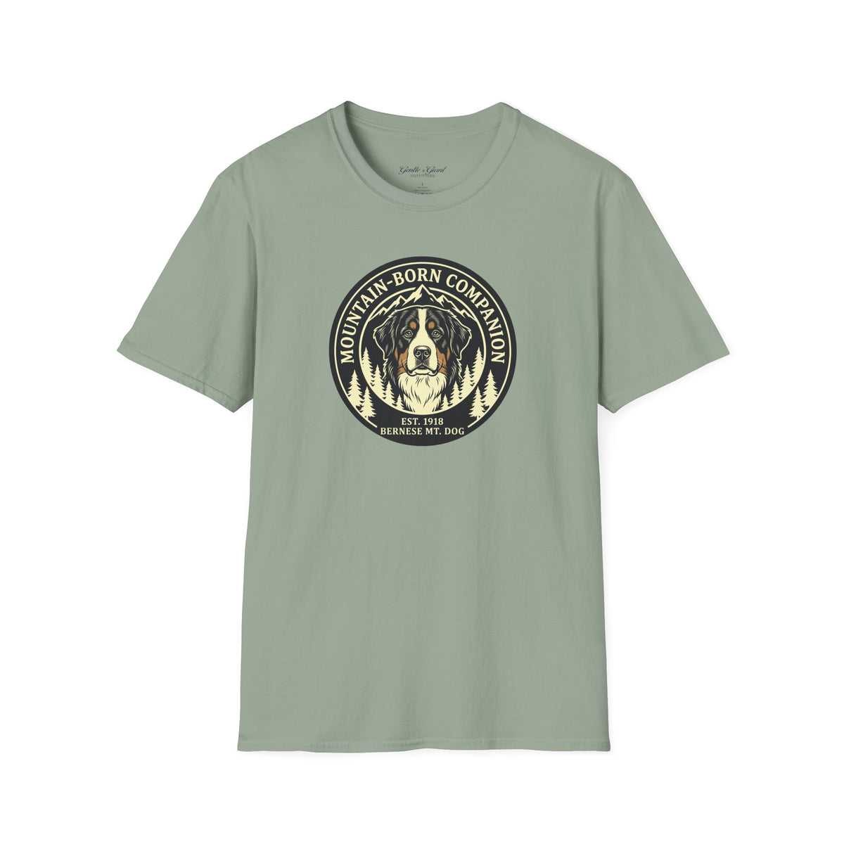 Mountain-Born Companion Bernese Mountain Dog T-Shirt