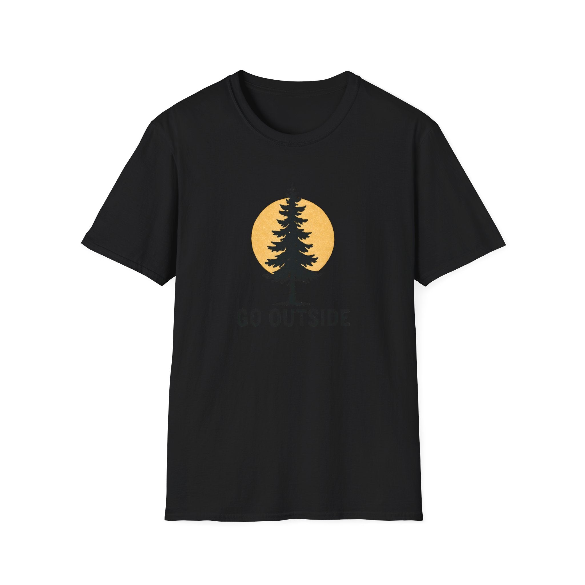 Pine Tree Silhouette Sunset T-Shirt