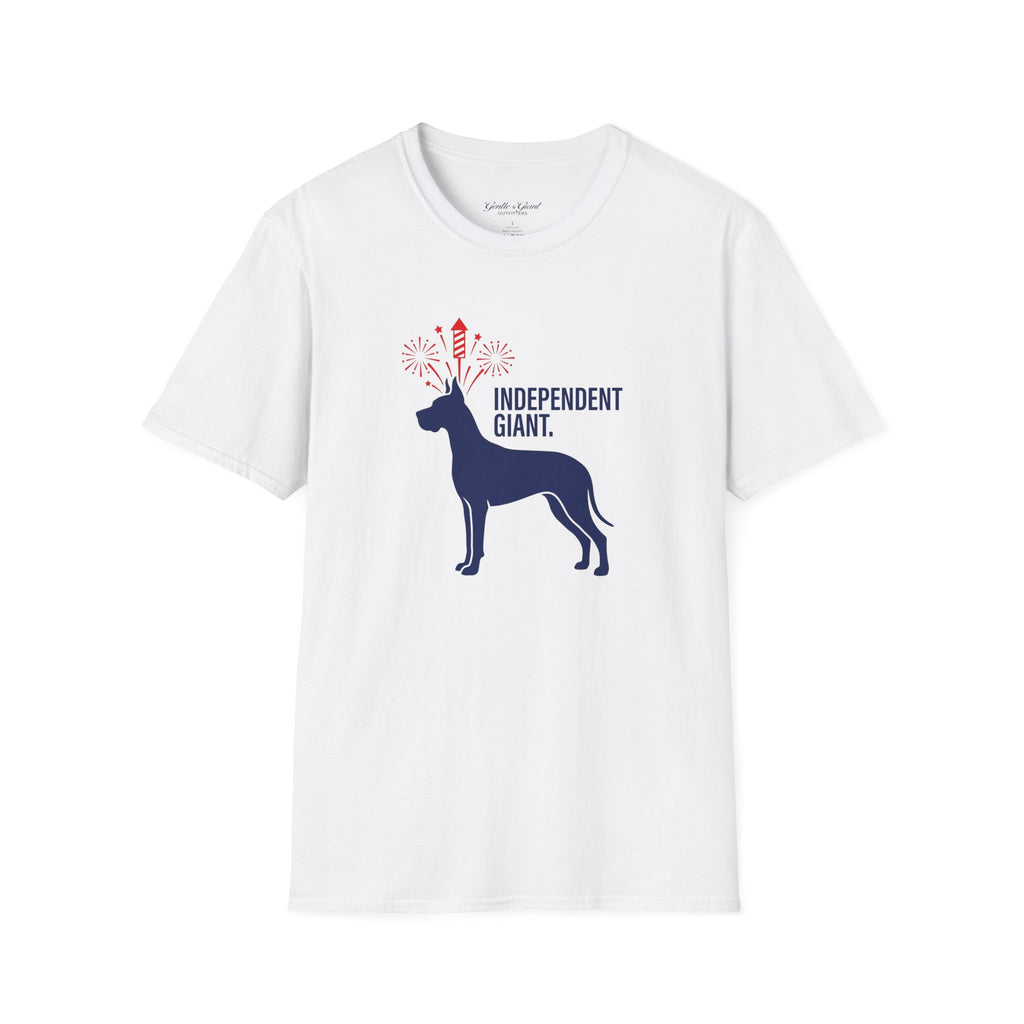 Independent Giant Patriotic Great Dane T-Shirt