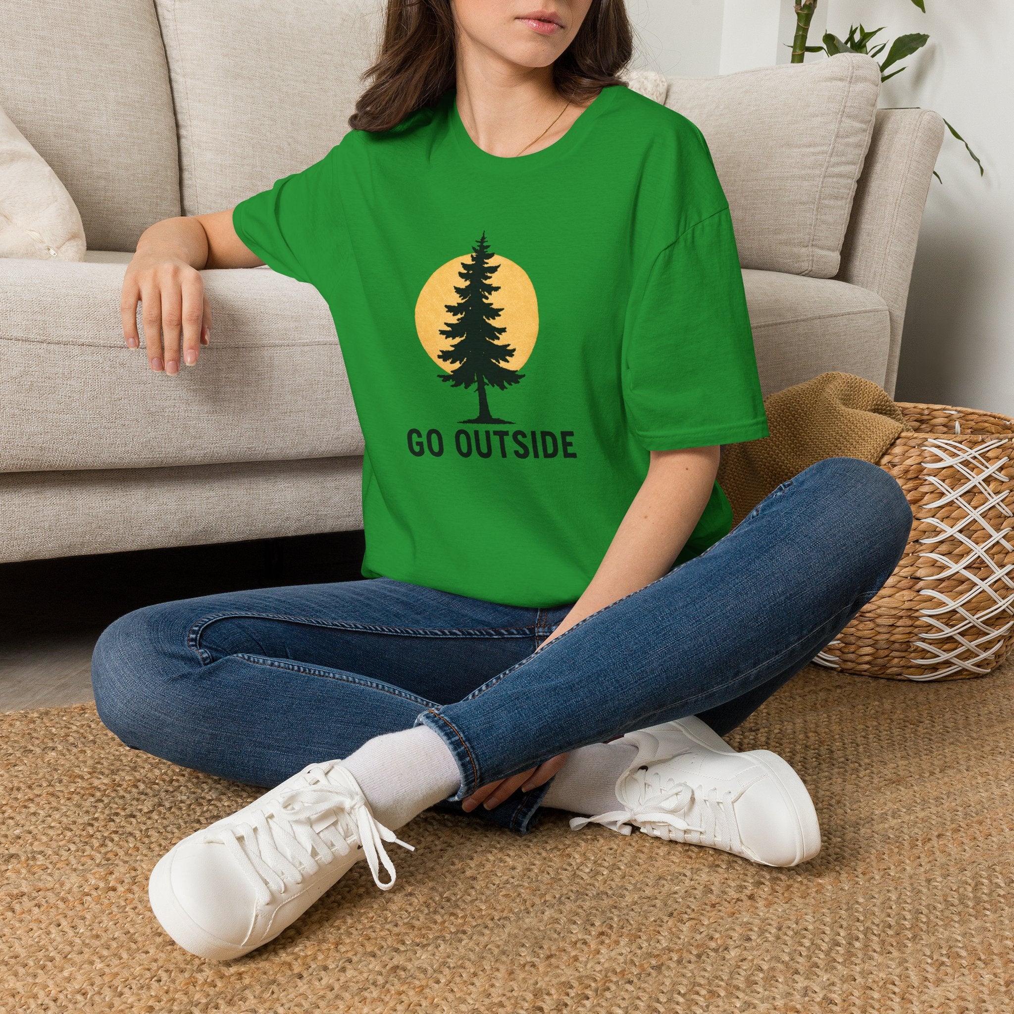 Pine Tree Silhouette Sunset T-Shirt