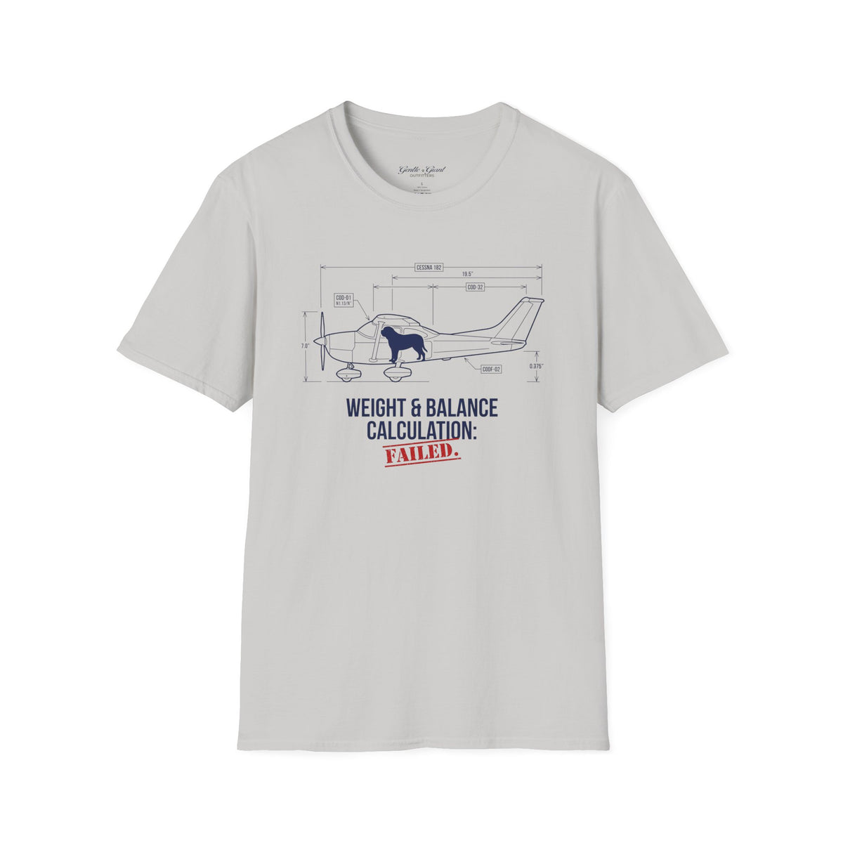 Weight & Balance Flying Dog Pilot T‑Shirt