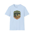 "Official Sleeping Bag Warmer" Dog Campfire Graphic Tee