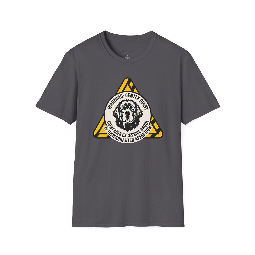 Warning: Gentle Giant Newfoundland Dog T-Shirt