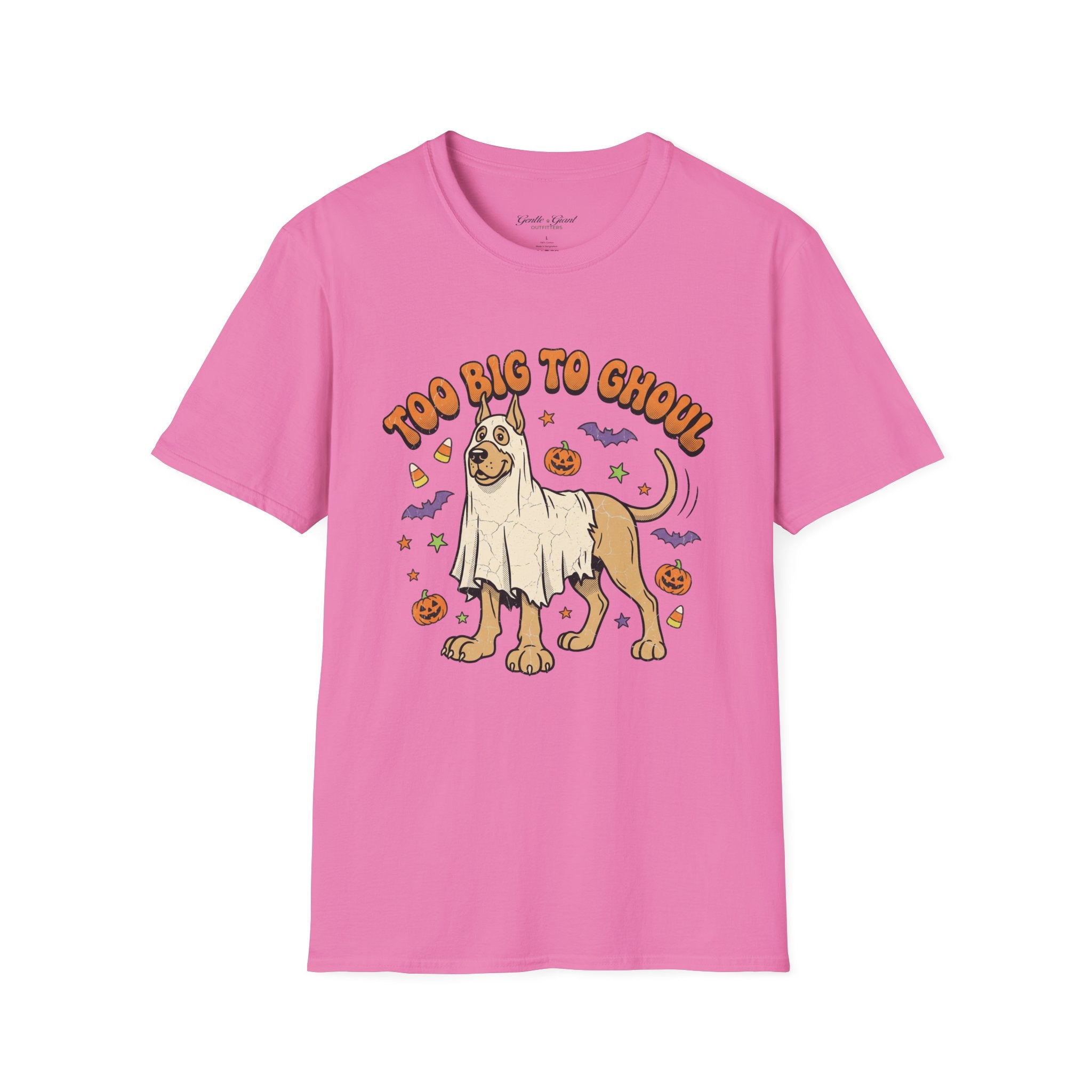 Too Big to Ghoul Dog Halloween T-Shirt