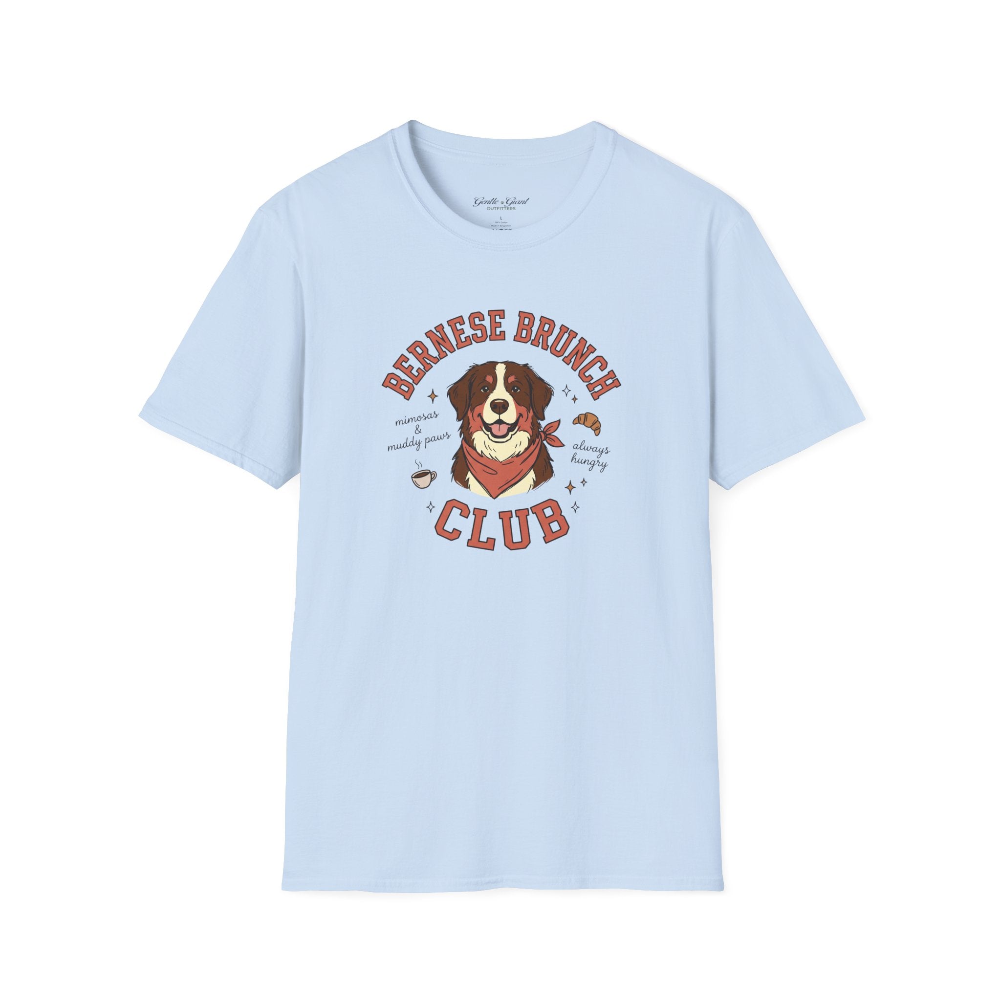 Bernese Brunch Club T-Shirt — Cute Bernese Mountain Dog Graphic Tee