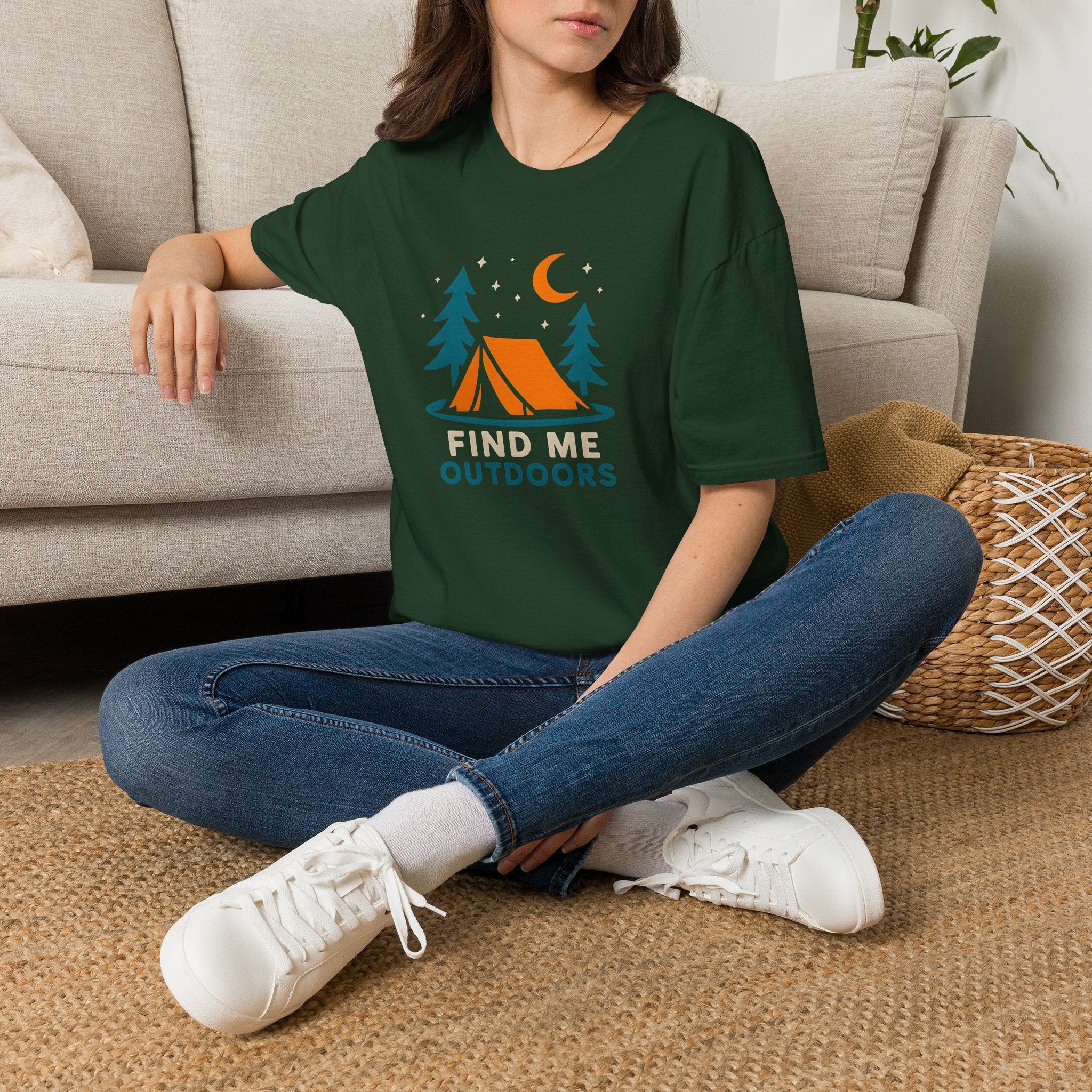 Night Camping Scene T-Shirt
