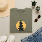 Pine Tree Silhouette Sunset T-Shirt