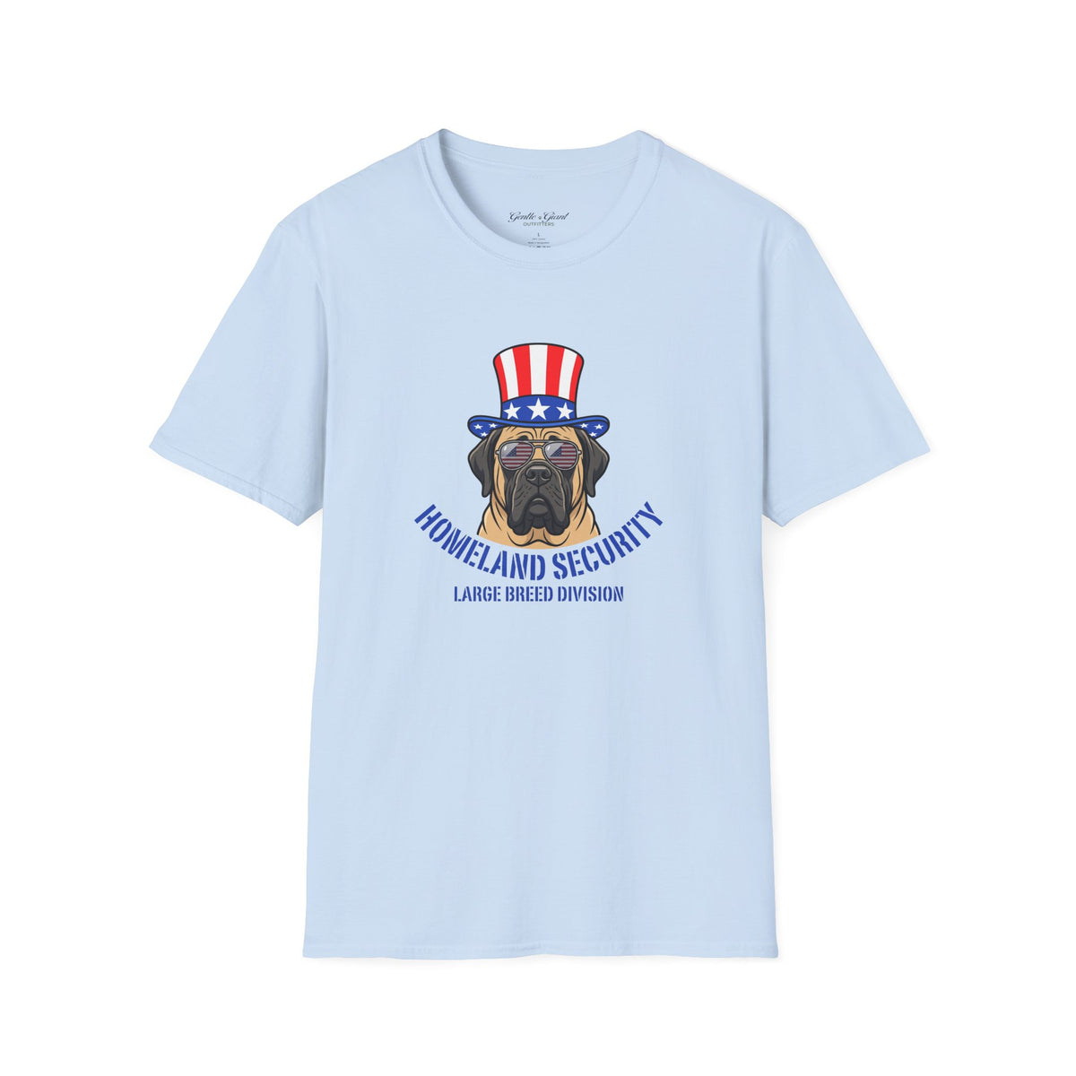 'Homeland Security' Uncle Sam Patriotic Mastiff Tee