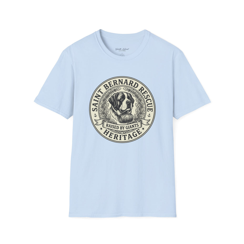 Saint Bernard Rescue T-Shirt — Vintage Heritage Dog Rescue Tee