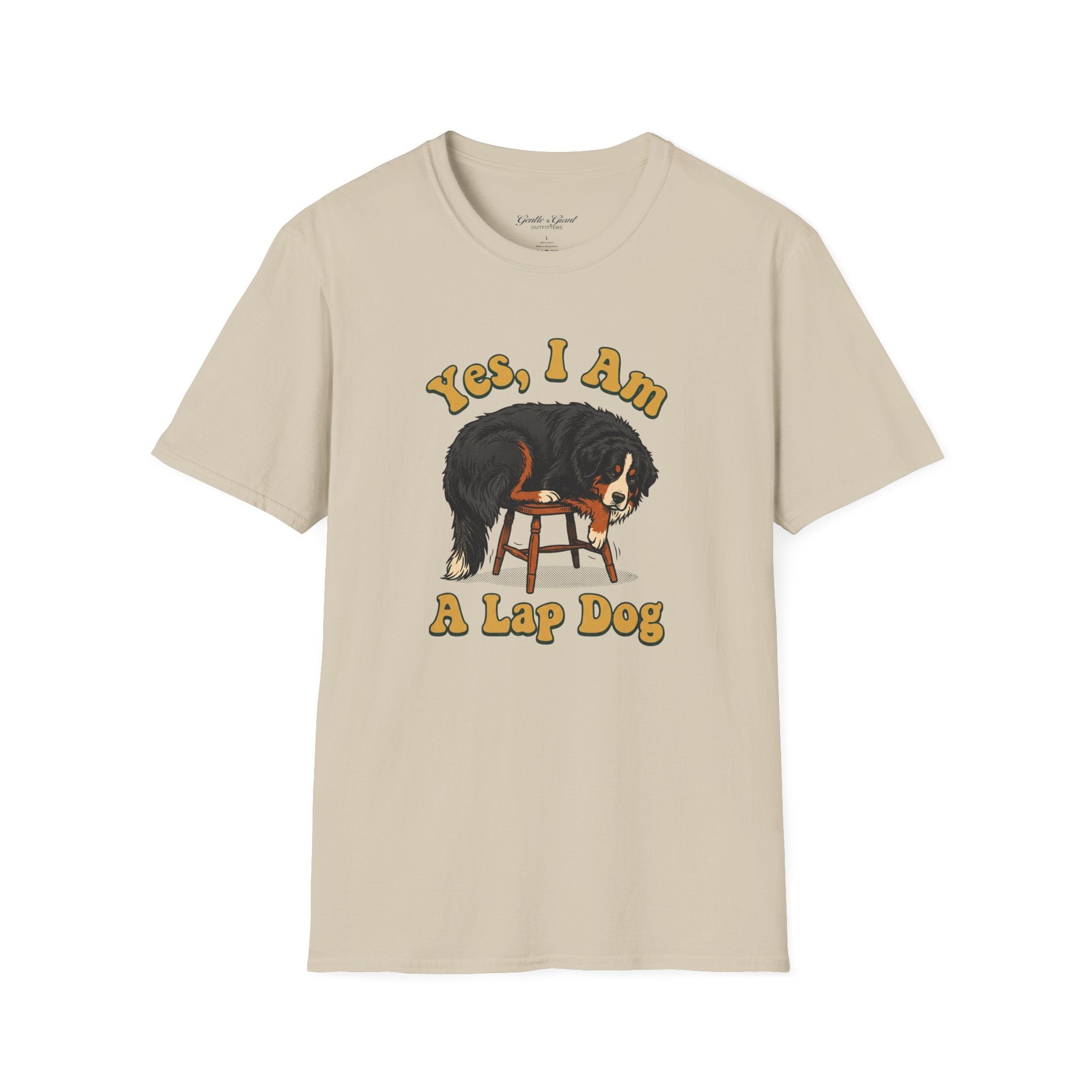"Yes, I Am a Lap Dog" Bernese Mountain Dog Graphic Tee