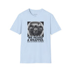 'We Heard a Wrapper' Funny Dog Portrait Graphic Tee