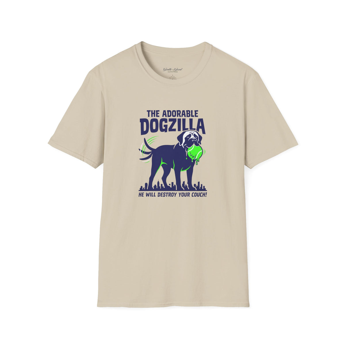 Dogzilla T‑Shirt — "The Adorable Dogzilla" Funny Dog Lover Tee