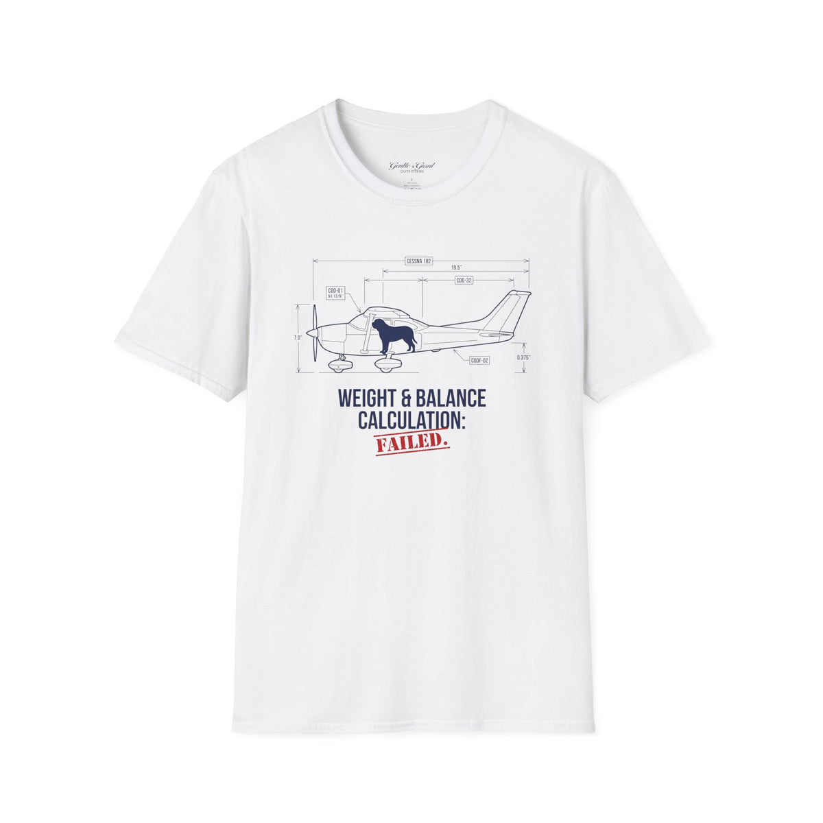 Weight & Balance Flying Dog Pilot T‑Shirt