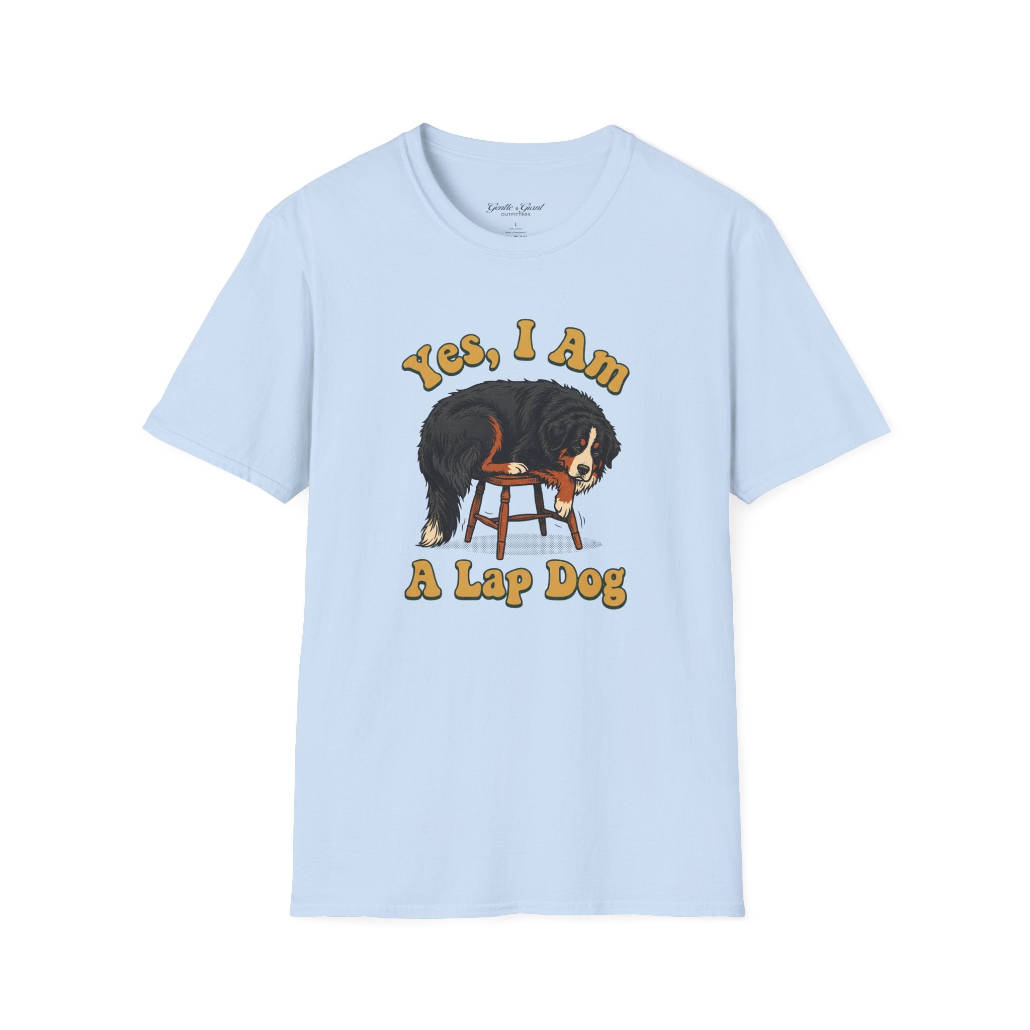 "Yes, I Am a Lap Dog" Bernese Mountain Dog Graphic Tee