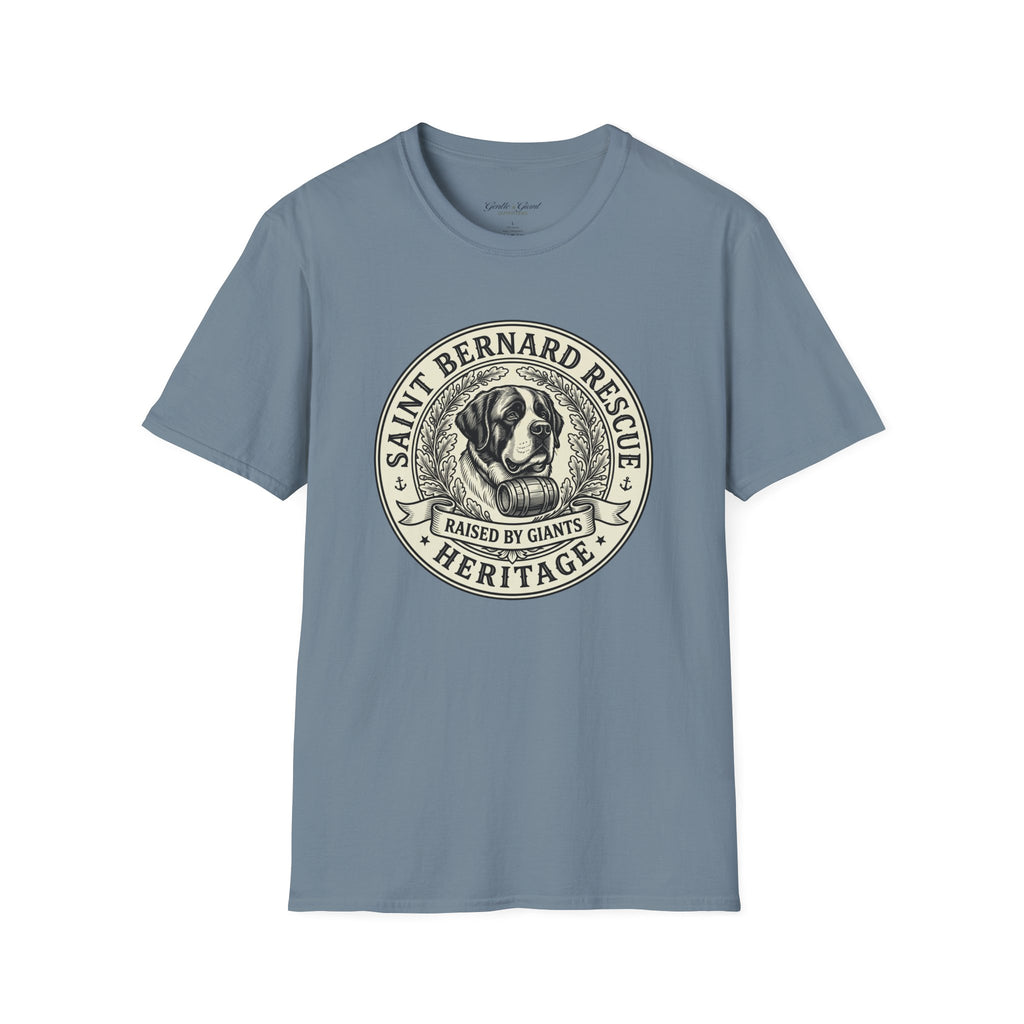 Saint Bernard Rescue T-Shirt — Vintage Heritage Dog Rescue Tee
