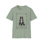 Tarot Dog T-Shirt — “The Guardian” Bernese Mountain Card Tee
