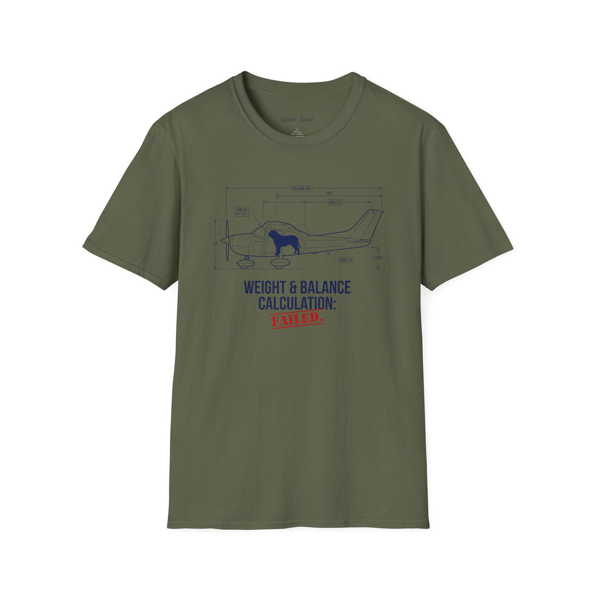 Weight & Balance Flying Dog Pilot T‑Shirt