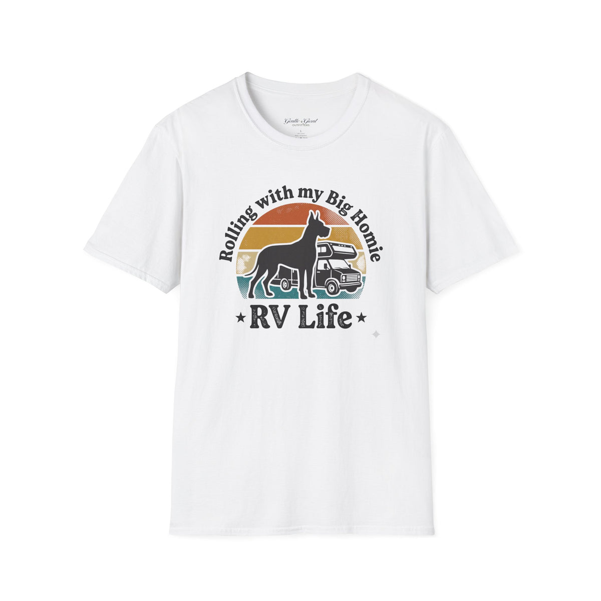 "Rolling with my Big Homie" Dog RV Life Tshirt