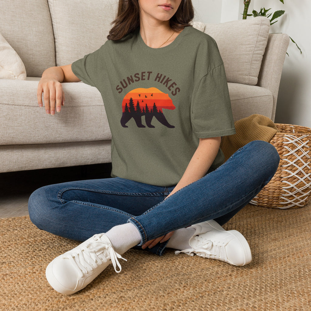 Bear Silhouette at Sunset T-Shirt