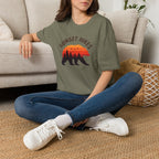 Bear Silhouette at Sunset T-Shirt