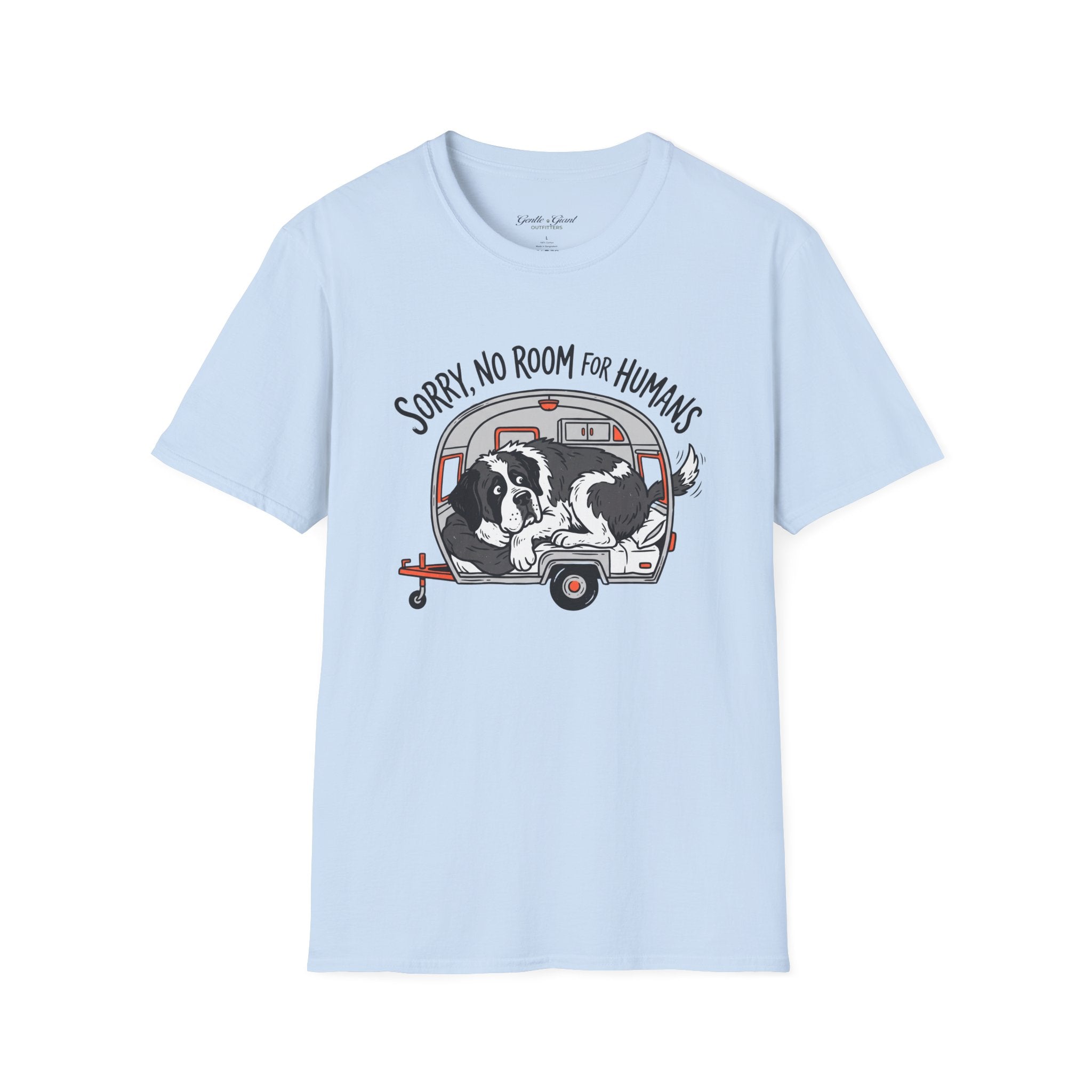 "Sorry, No Room For Humans" Camper Dog Graphic Tee