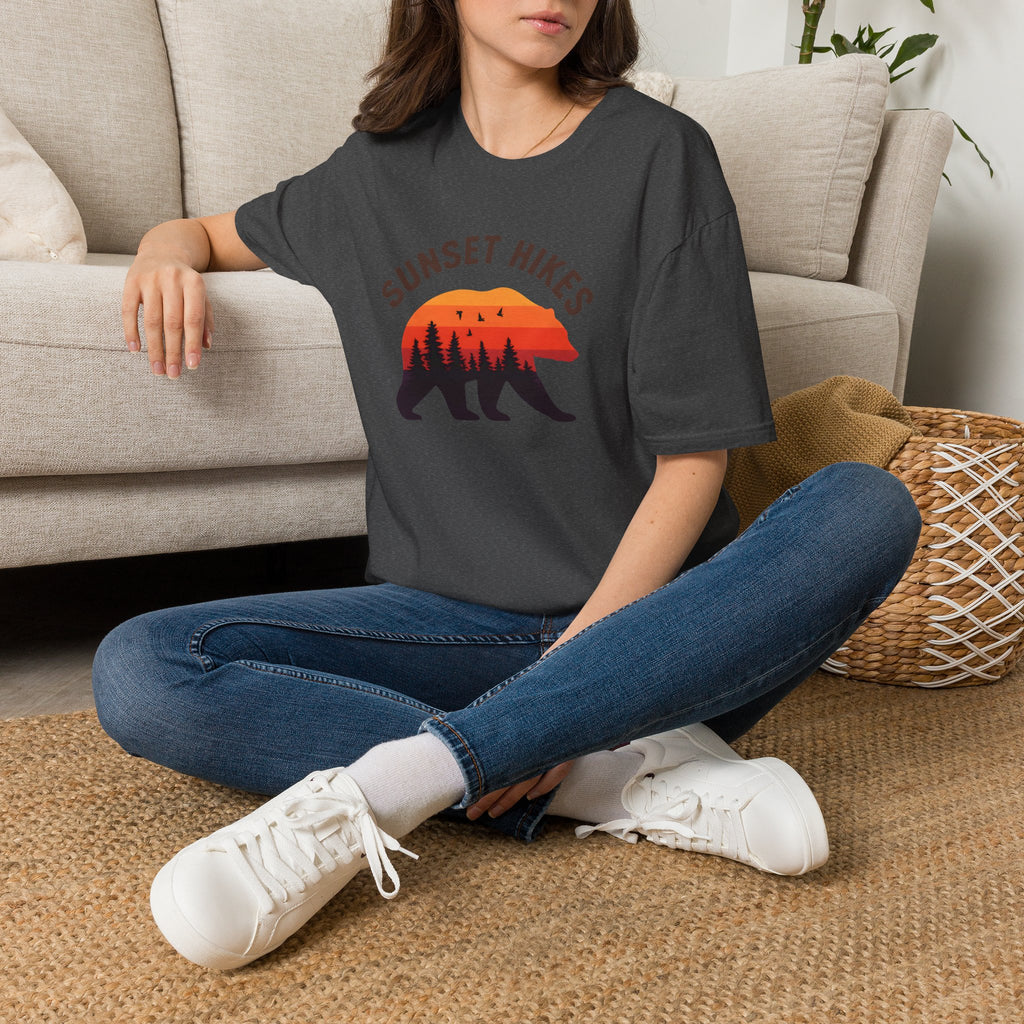 Bear Silhouette at Sunset T-Shirt