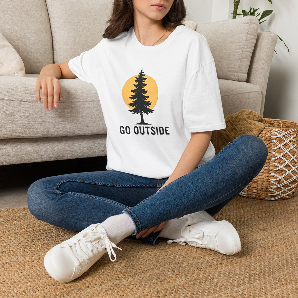 Pine Tree Silhouette Sunset T-Shirt