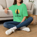 Pine Tree Silhouette Sunset T-Shirt