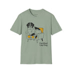 Saint Bernard ‘Certified Lap Dog’ T‑Shirt