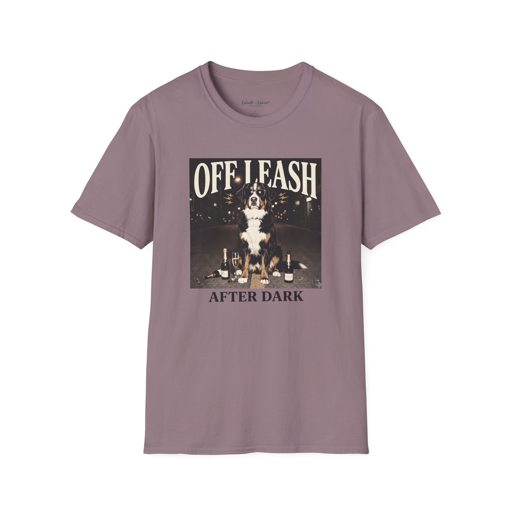 Off Leash After Dark Vintage Graphic T-Shirt