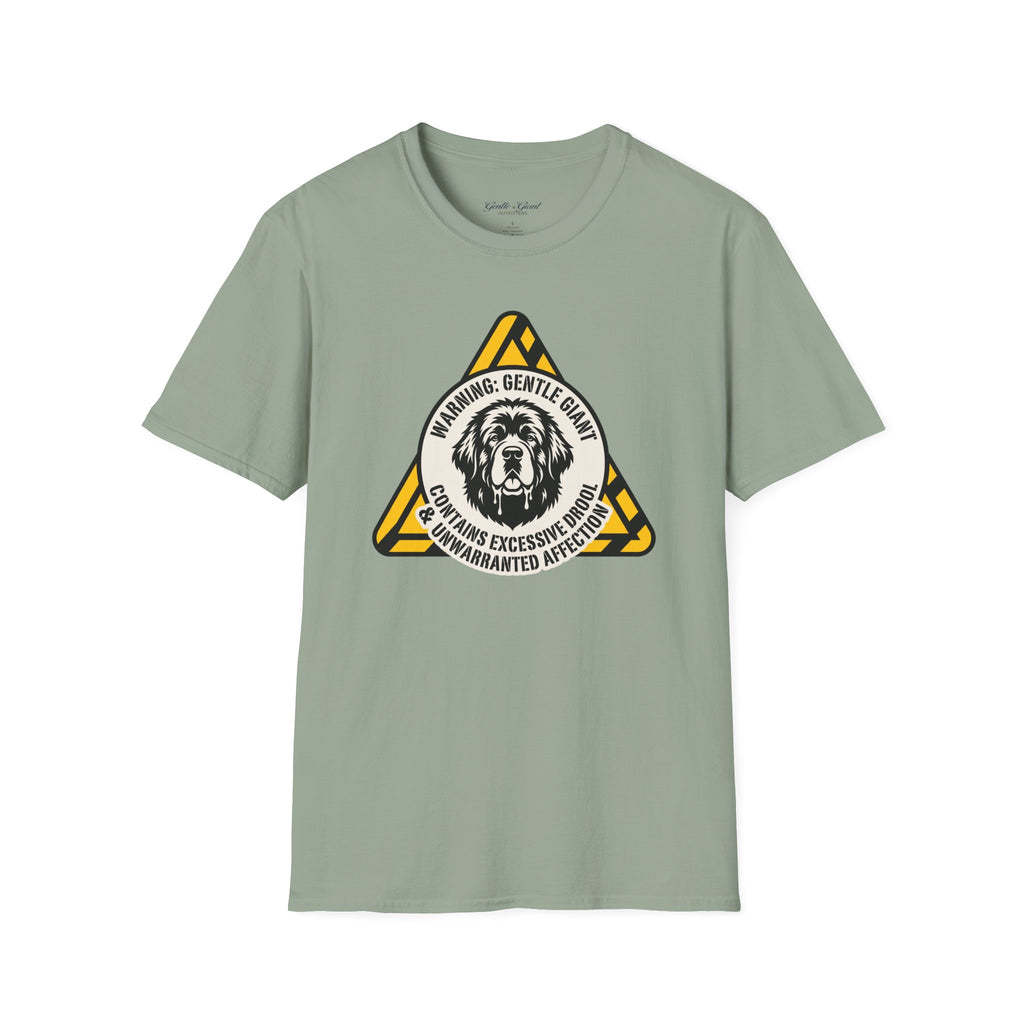 Warning: Gentle Giant Newfoundland Dog T-Shirt