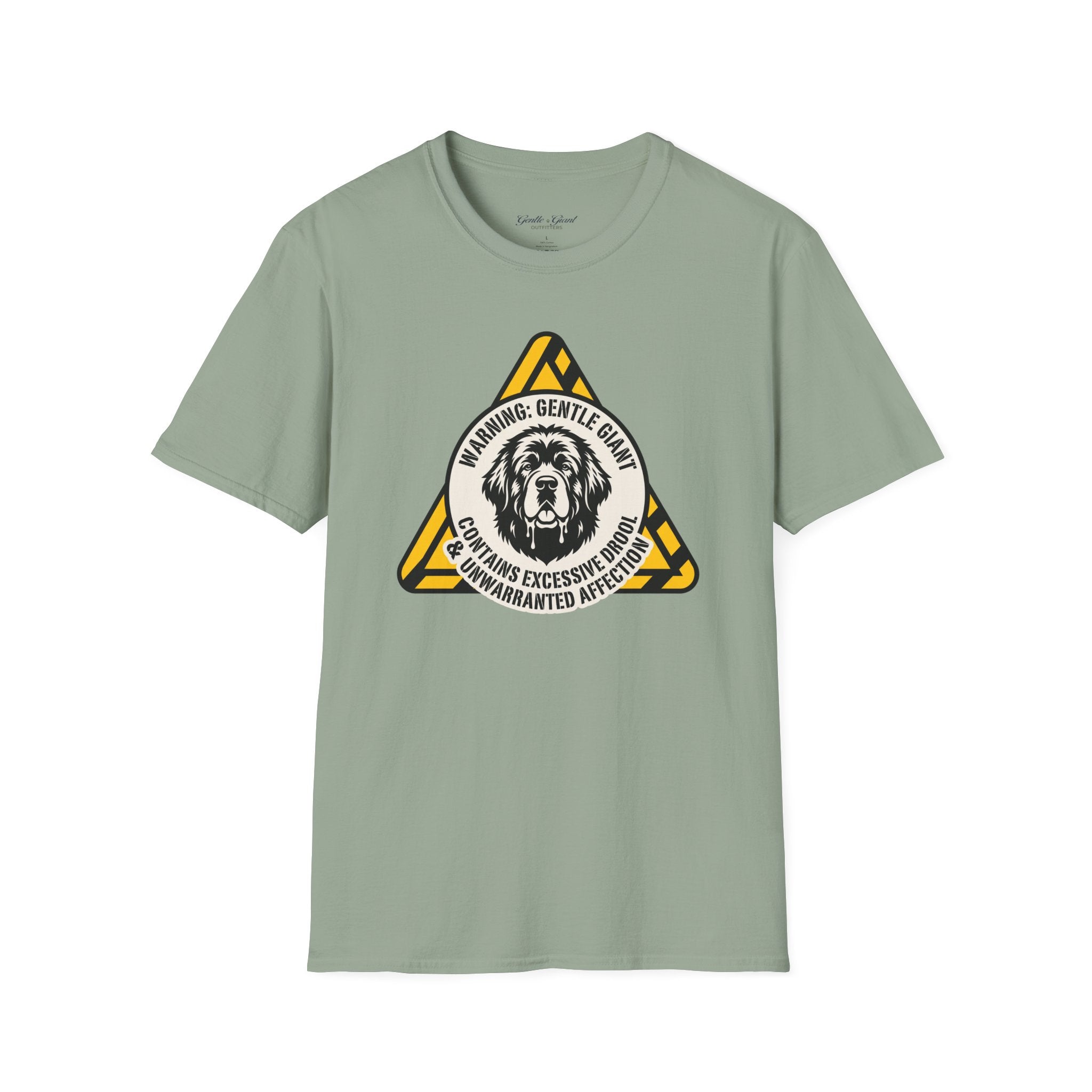 Warning: Gentle Giant Newfoundland Dog T-Shirt