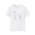 Great Dane Large Breed Life Outline T-Shirt