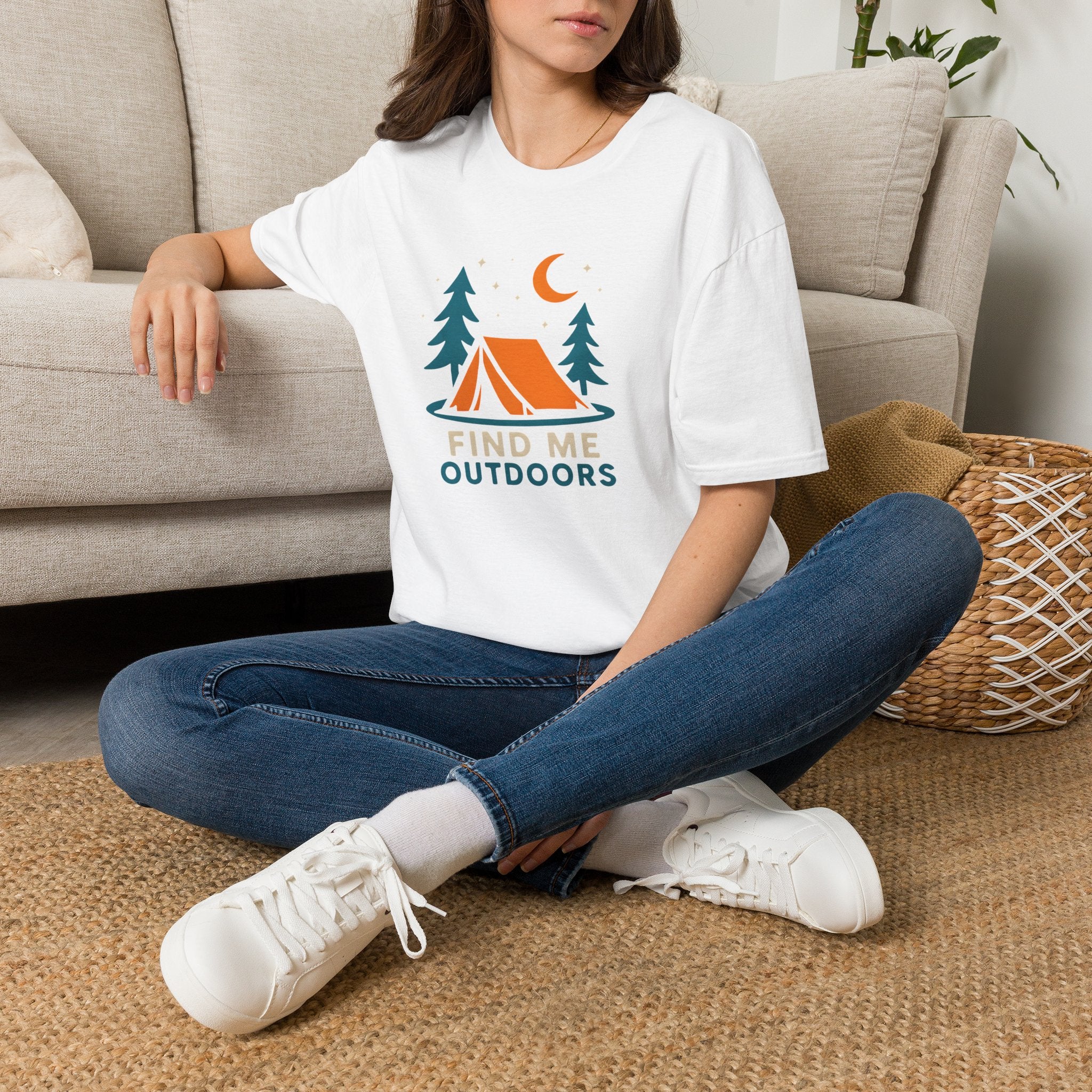 Night Camping Scene T-Shirt