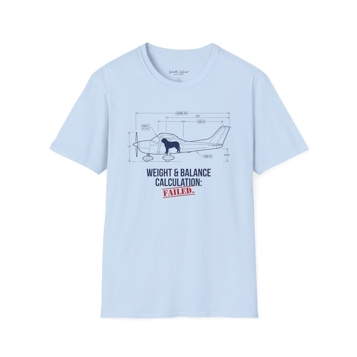 Weight & Balance Flying Dog Pilot T‑Shirt