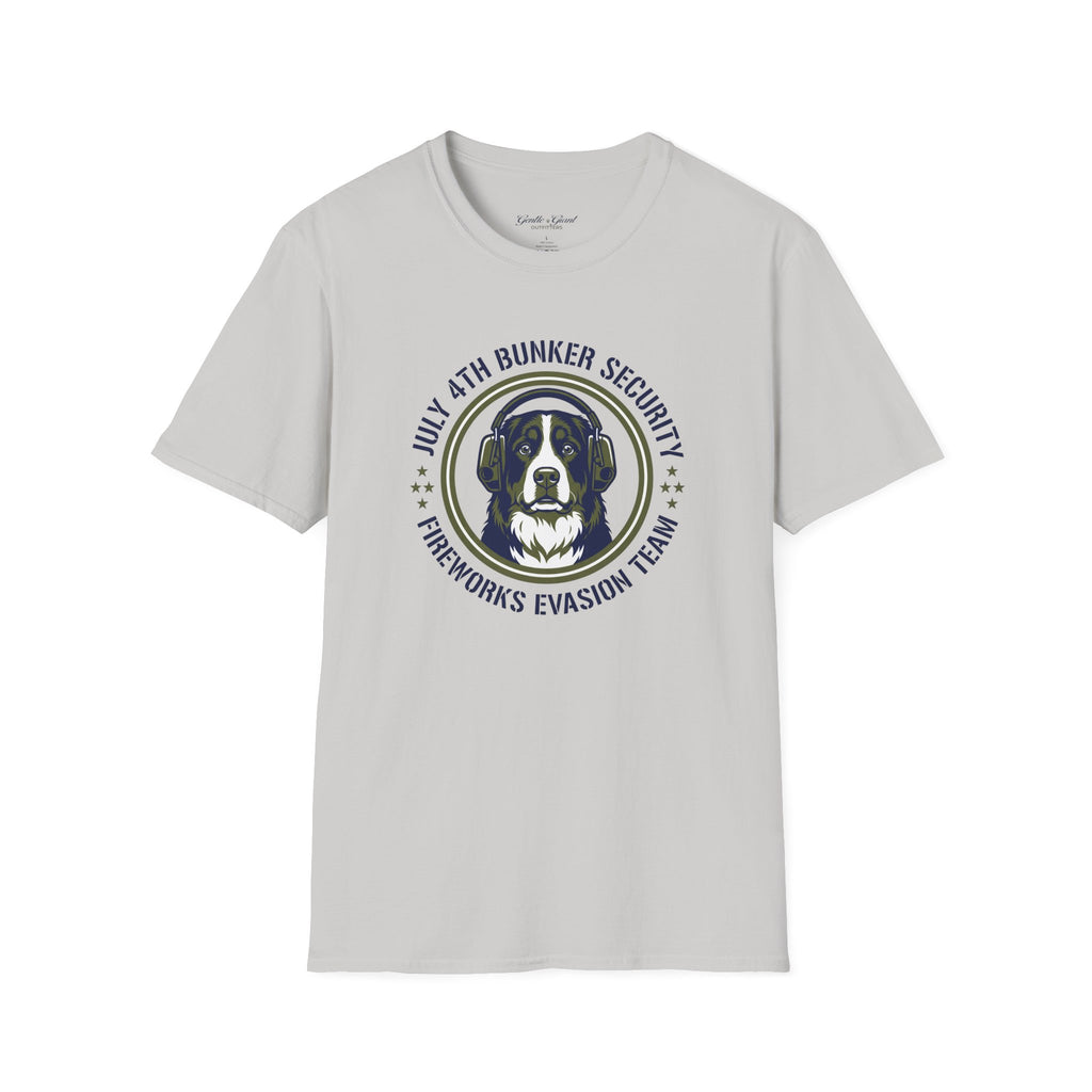 “July 4th Bunker Security” Fireworks Evasion Tee