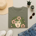 Floral Crown Portrait T-Shirt