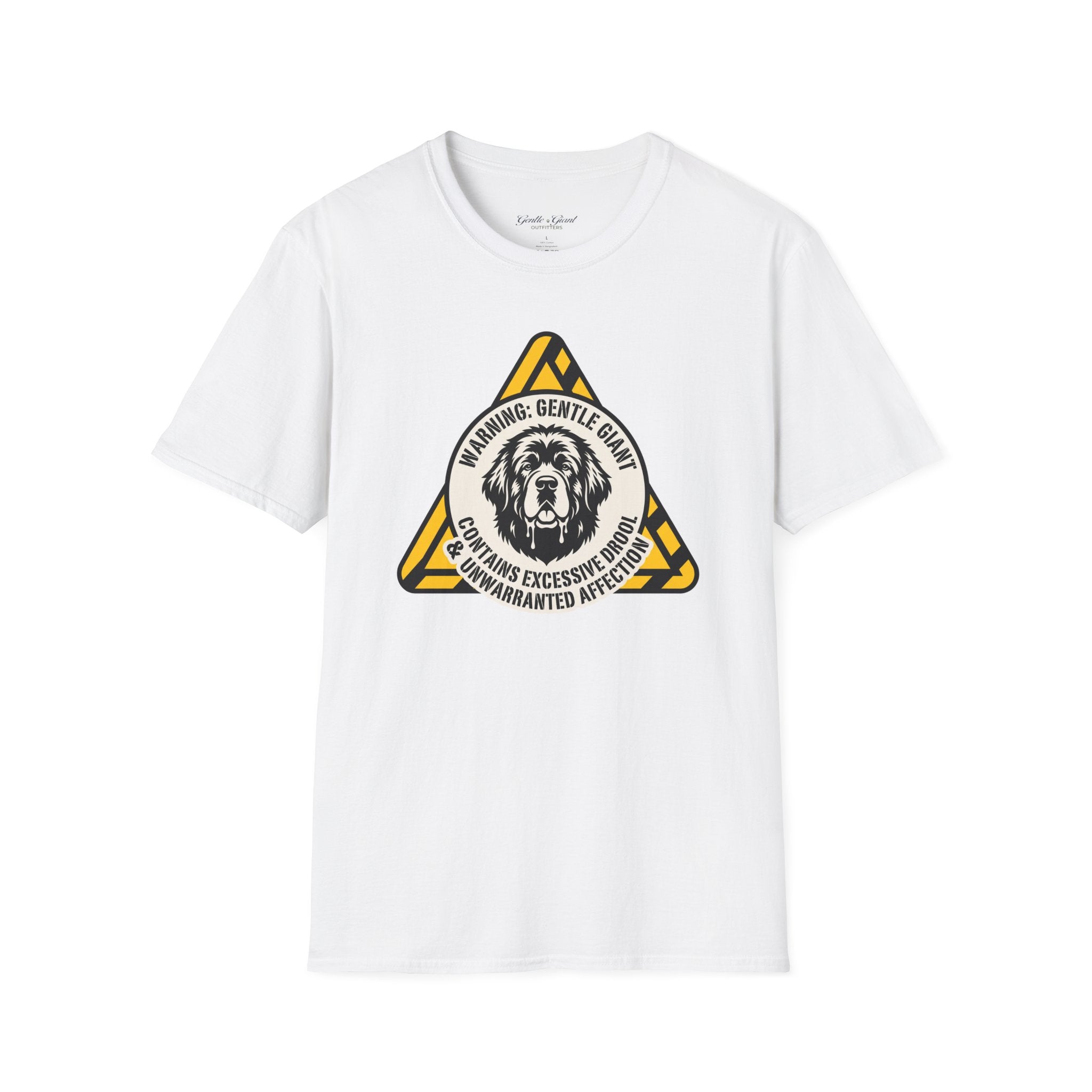 Warning: Gentle Giant Newfoundland Dog T-Shirt
