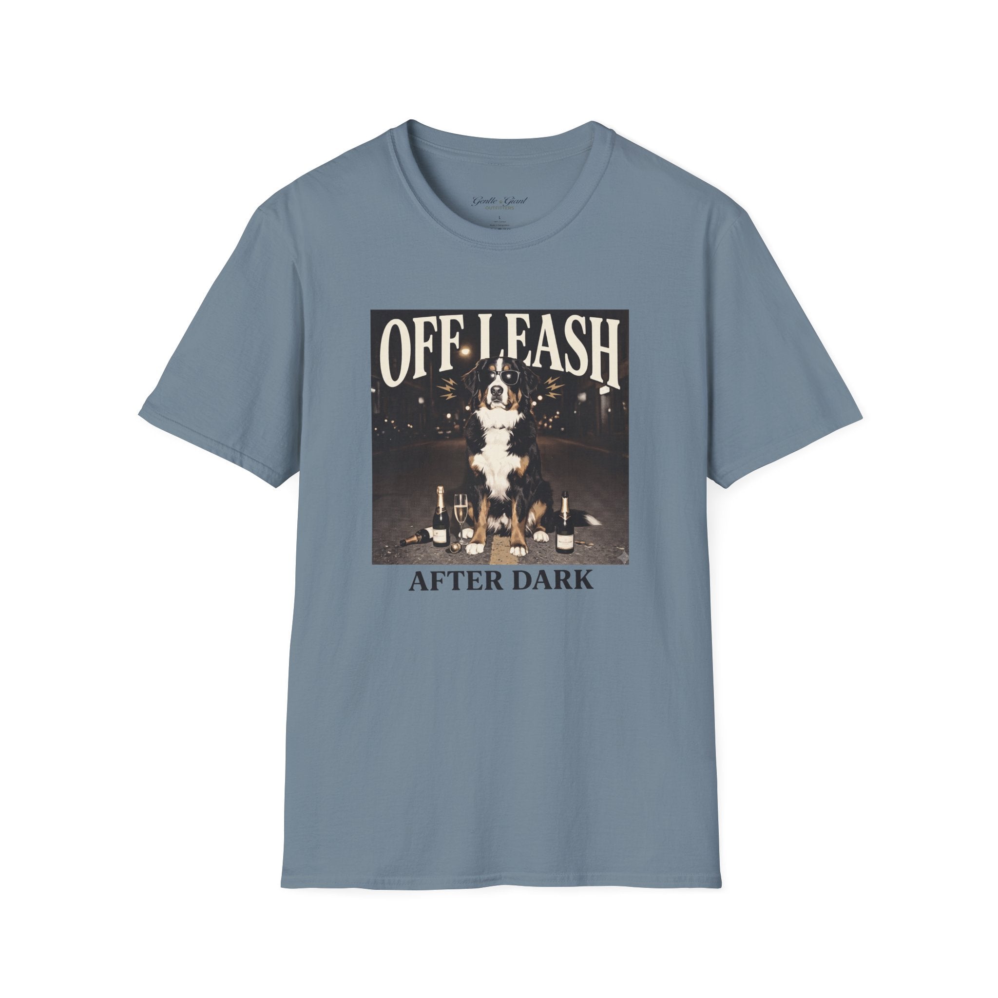 Off Leash After Dark Vintage Graphic T-Shirt