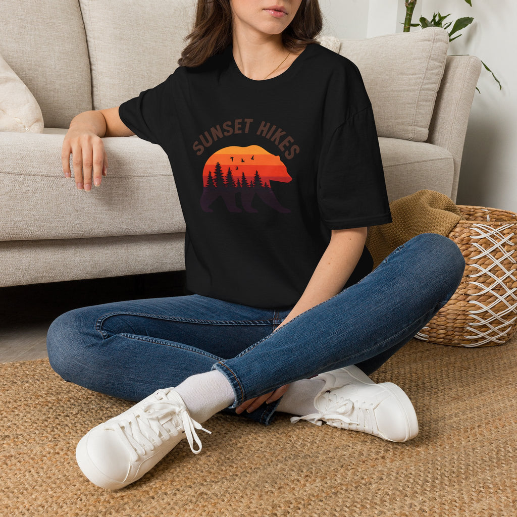 Bear Silhouette at Sunset T-Shirt