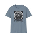 'We Heard a Wrapper' Funny Dog Portrait Graphic Tee