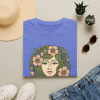 Floral Crown Portrait T-Shirt