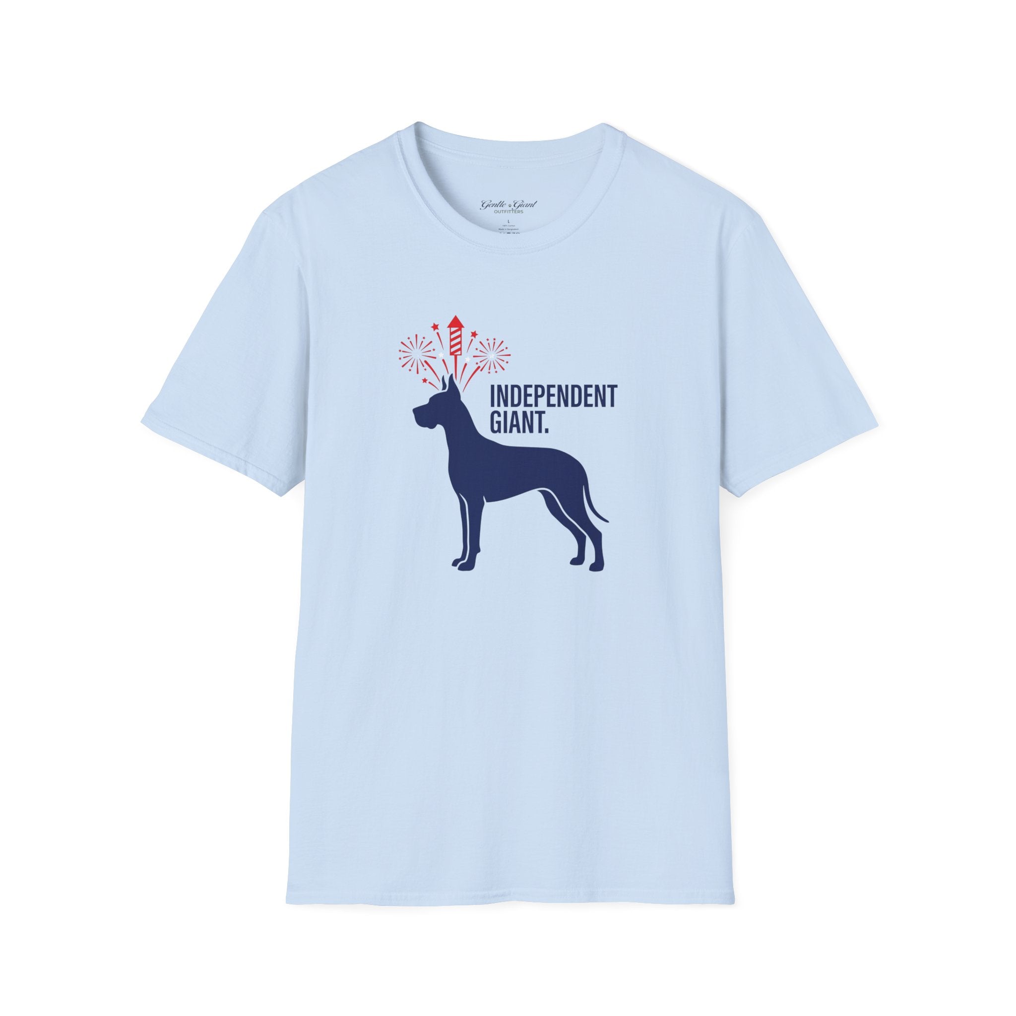 Independent Giant Patriotic Great Dane T-Shirt
