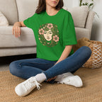 Floral Crown Portrait T-Shirt