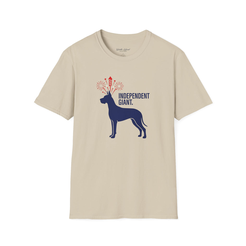 Independent Giant Patriotic Great Dane T-Shirt