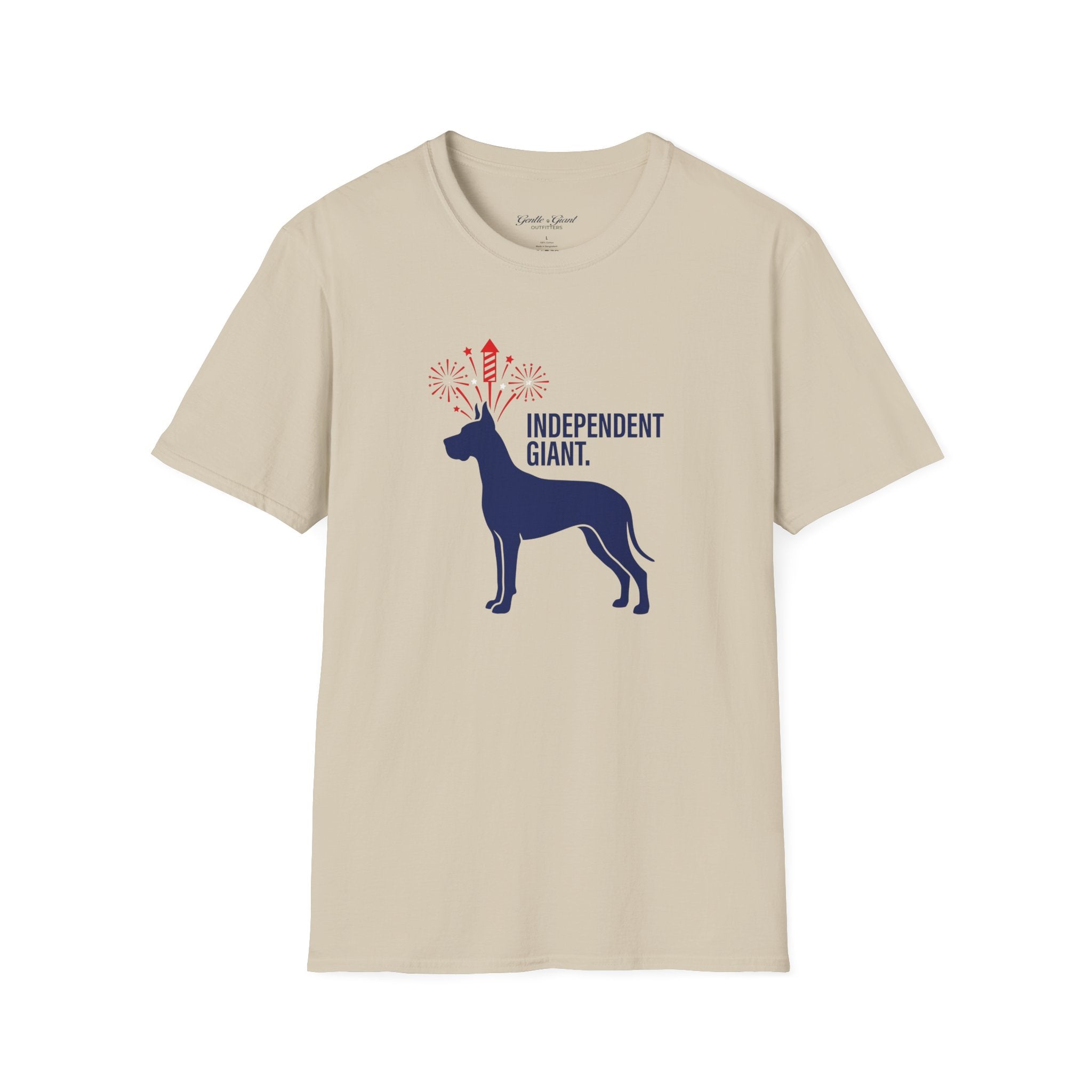 Independent Giant Patriotic Great Dane T-Shirt
